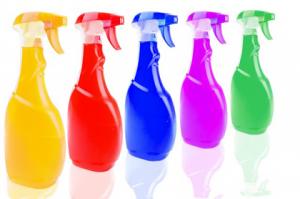 Cleaning products for cat litter trays 