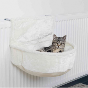 trixie plush cat radiator bed